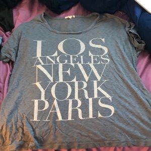Grey Los Angeles t shirt